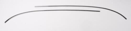 UPPER DASH BOARD CHROME TRIMS: A pair of upper dash board chrome trims to suit 190sl w121 (1216890172/40)