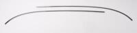 UPPER DASH BOARD CHROME TRIMS: A pair of upper dash board chrome trims to suit 190sl w121 (1216890172/40)
