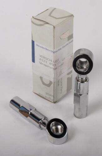 HARD TOP CLAMPS CHROME: A pair of chrome hard top clamps for 190sl w121 hard top (1216500140)