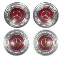 HUBCAPS: A set of four 14inch Mercedes Benz hubcaps&nbsp;