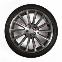 AMG SPOKE MAG WHEEL 20 INCH: An amg spoke mag wheel rim with tyre, 20 inch, 275/35 r20 on a goodyear tyre, rim is made in Germany&nbsp;(2224010500)