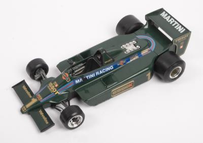 LOTUS: A 1:14 scale Bburago Lotus F1 MK4/79 model
