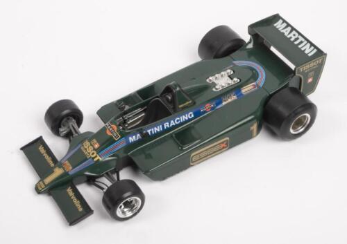 LOTUS: A 1:14 scale Bburago Lotus F1 MK4/79 model