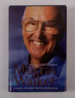 MURRAY WALKER: A autographed copy of the autobiography 'Murray Walker' - 'Unless I'm very much mistaken' signed by Murray Walker with photograph showing vendor getting book signed,&nbsp;393 pages, - 2