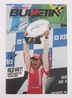 FORMULA 1: Two copies of the June 22&nbsp;2008, Issue 219, of 'THE RED BULLETIN', front cover signed by Kimi Raikkonen and Felipe Massa