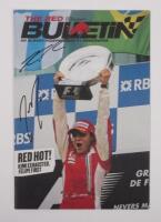 FORMULA 1: Two copies of the June 22&nbsp;2008, Issue 219, of 'THE RED BULLETIN', front cover signed by Kimi Raikkonen and Felipe Massa - 3