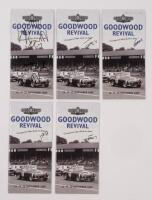 BRITISH: Five&nbsp;autographed formula 1 race programme&nbsp;from the 2009&nbsp;British Goodwood Festival Of Speed,&nbsp;signed by, Desri&eacute;&nbsp;Wilson, Derek Bell, Lord Charles march, Jay Leno and Alan Jones.&nbsp;&nbsp;