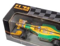 BENETTON SCHUMACHER: A pair of Benetton formula 1 models, a B191 Michael Schumacher, product number 123, also a B192 Michael Schumacher, product number 143 - 2