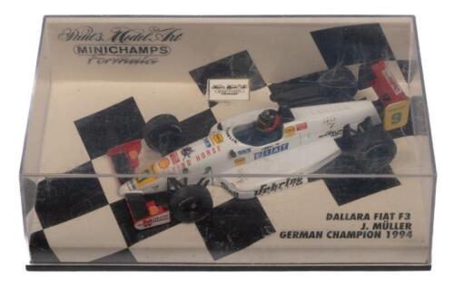 DALLARA FIAT F3: A 1:43 scale Dallara Fiat F3 as raced by Jorg Muller, German champion 1994