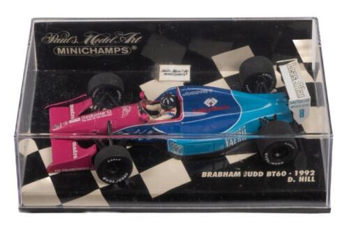 BRABHAM JUDD BT60: A 1:43 scale Minichamps Brabham Judd BT60 as raced by Damon Hill 1992