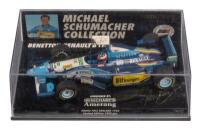 BENETTON RENAULT B 195: A 1:43 scale Minichamps Benetton Renault B&nbsp;195 as raced by Michael Schumacher in the Grand Prix England 1995