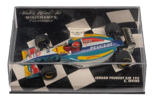 JORDAN PEUGEOT EJR 195: A 1:43 scale minichamps Jordan Peugeot EJR 195 as raced by Eddie Irvine in 1995