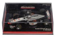 McLAREN MERCEDES MP 4/12: A 1:43 scale Minichamps McLaren Mercedes MP 4/12 as raced by David Coulthard in 1997