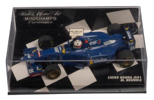 LIGIER HONDA JS41: A 1:43 scale Minichamps Ligier Honda JS41 as raced by Martin Brundle in 1995