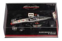 McLAREN MERCEDES MP 4/13: A 1:43 scale Minichamps McLaren Mercedes MP 4/13 as raced by Mika Hakkinen in 1998