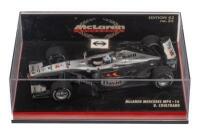 McLAREN MERCEDES MP4-16: A 1:43 scale Minichamps McLaren Mercedes MP4-16 as raced by David Coulthard in 2001