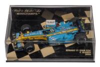 RENAULT F1 TEAM R26: A 1:43 scale Minichamps Renault F1 team R26 as raced by Fernando Alonso in 2006