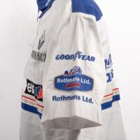 WILLIAMS RENAULT: A original c1994 Williams Renault Rothmans Racing team shirt in size small by Goodsports Authentic Raceday Apparel. - 4