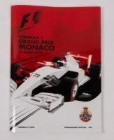 MONACO: A autographed Formula 1 race programme&nbsp;from the 2015 Monaco GP,&nbsp;signed by, Lewis Hamilton, Kimi Raikkonen, Nico Rosberg&nbsp;and others.&nbsp;