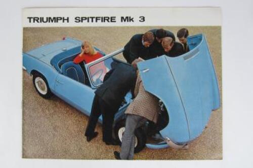 TRIUMPH: An original Triumph Spitfire Mk3 brochure