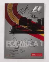 SPANISH: A autographed Formula 1 race programme&nbsp;from the 2011 Spanish&nbsp;GP Catalunya,&nbsp;signatures include, Michael Schumacher, Lewis Hamilton, Sebastian Vettel&nbsp;and 16 other drivers.