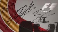 SPANISH: A autographed Formula 1 race programme&nbsp;from the 2011 Spanish&nbsp;GP Catalunya,&nbsp;signatures include, Michael Schumacher, Lewis Hamilton, Sebastian Vettel&nbsp;and 16 other drivers. - 2