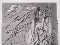 ALLIANZ: A autographed formula 1 race programme&nbsp;from the 2002&nbsp;Allianz GP N&uuml;rburgring,&nbsp;signed by, Michael Schumacher, Kimi Raikkonen, Jacques Villeneuve and 10 other drivers.&nbsp; - 2