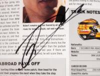 FORMULA 1: A autographed Formula 1 guide&nbsp;from the 2011 GP,&nbsp;signatures include, Michael Schumacher, Lewis Hamilton, Mark Webber and others. - 2