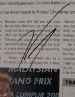 FORMULA 1: A autographed Formula 1 guide&nbsp;programme&nbsp;from the 2004&nbsp;GP,&nbsp;signatures&nbsp;include, Michael Schumacher, Rubens Barrichello, Jenson Button and others. - 2