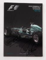 EUROPE: A autographed Formula 1 race&nbsp;programme&nbsp;from the 2006 Europe&nbsp;GP Nurburgring,&nbsp;signatures&nbsp;include, Michael Schumacher, Rubens Barrichello, Jenson Button and others.