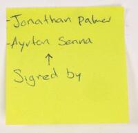 EUROPE: A autographed Formula 1 race&nbsp;programme&nbsp;from the 1988&nbsp;Europe GP Monaco, signed by, Jonathan Palmer and Ayrton Senna.&nbsp; - 4