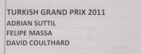 TURKISH: A autographed formula 1 race programme&nbsp;from the 2010 Turkish GP Istanbul,&nbsp;signed by, Michael Schumacher, Sabastian Vettel, Mark Webber and 2 other drivers. - 7