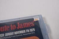 JAMES HUNT: Three James Hunt Magazines Additions 1,2 and 3, the story of James Hunt, "Tribute to James" brands hatch 1976 programme, signed by James&nbsp;Hunt to cover&nbsp; - 3