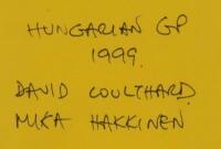 HUNGARIAN: A autographed formula 1 race programme&nbsp;from the 1999 USA GP,&nbsp;signed by, David Coulthard, Mika Hakkinen. - 4