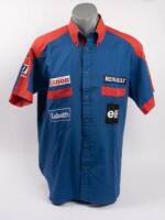 WILLIAMS RENAULT: A c1991 Williams Renault Formula One Team Shirt by Fred Perry Sportswear, Size Large.&nbsp;