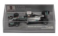 MERCEDES AMG PETRONAS F1: A 1:43 scale Minichamps Mercedes AMG Petronas F1 team, F1 W05, as raced by Lewis Hamilton
