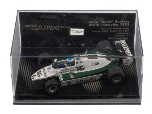 TAG WILLIAMS TEAM FW08: A 1:43 scale Minichamps TAG Williams, FW08 team, as driven to a world championship by Keijo "Keke" Rosberg