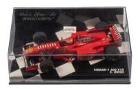 FERRARI F 300 V10: A 1:43 scale Minichamps Ferrari F 300 V10, as raced by Eddie Irvine