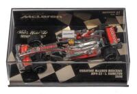 McLAREN MERCEDES MP4-23: A 1:43 scale Minichamps Vodafone McLaren Mercedes MP4-23 as raced by Lewis Hamilton in 2008