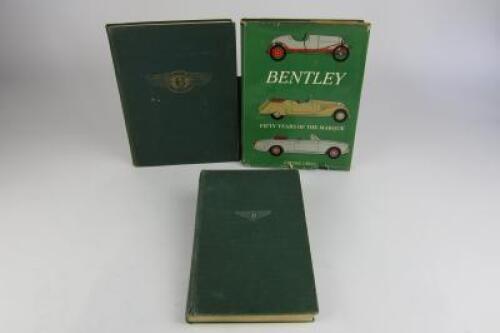 BENTLEY: Three Bentley hardcover books.
