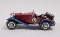MERCEDES-BENZ: A 1:18&nbsp;scale Burago 1928 Mercedes-Benz No.'8' SSK model