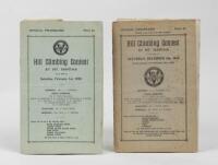 MOUNT MARTHA HILL CLIMB: Two official programs relating to the Mount Martha Hill Climb Contest