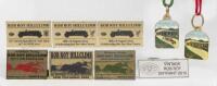 ROB ROY HILLCLIMB: Nine&nbsp;badges relating to the Rob Roy Hillclimb event