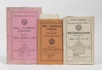 RACV HILL CLIMB&nbsp;CONTEST: Three official programs relating to the RACV&nbsp;Mt. Martha, Spiller's Hill & Marysville Hill climbing&nbsp;Contest