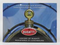 BUGATTI: 'History of Bugatti registered in Luxembourg', 245 page hardcover book