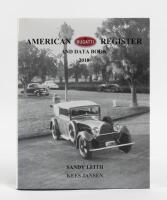 BUGATTI: American Bugatti Register & Data book