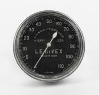 HISPANO SUIZA: An 8cm Le Nivex&nbsp;110 litre petrol gauge