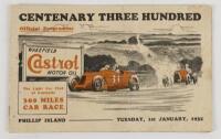 PHILLIP ISLAND: Official programme&nbsp;of the Tuesday, 1 January 1935, Centenary Three Hundred - 2