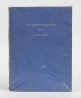 BUGATTI: 'THE BUGATTI REGISTER AND DATA BOOK', hardcover, compiled by H.G. Conway, published 1962 by Bugatti Owners' Club England