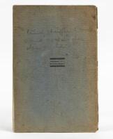 TYPE 44: A rare original January 1929 Bugatti owners driving and maintenance instructional manual for Bugatti Type 44 3 litres. French text. - 2